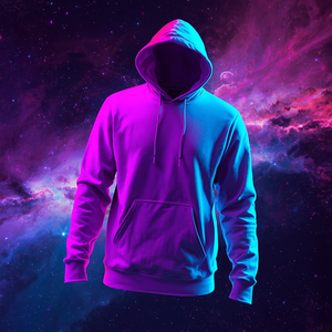 Sweat-shirt à capuche unisexe coupe classique en polaire polyester/nylon, style streetwear décontracté vintage, broderie logo personnalisé pour l'hiver - Product Image 6