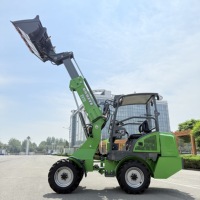 Mini Sollevatore Telescopico Elettrico RG-EV10 con Sterzo Completamente Idraulico, Spedizione Globale per Logistica di Magazzino, Mini Caricatore Compatto