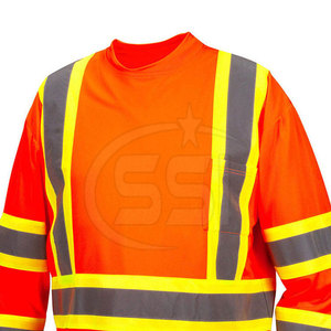 Sweat-shirt de sécurité réfléchissant imperméable de qualité industrielle ANSI Classe 2 avec logo personnalisé pour les environnements de travail intensifs - Product Image 2
