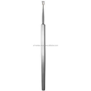 Retractores Quirúrgicos de Acero Inoxidable Médico Guthrie con Gancho para Piel, 16 cm, 2 Puntas, Acabado Mate, Reutilizables, Juego de Instrumentos ISO - Product Image 2