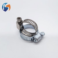 Vente chaude – Collier de serrage réglable de type américain en acier inoxydable W2, pince de fixation perforée pour tuyau