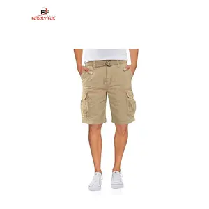 Wholesale Hot Selling Branded Shorts For Multi Pockets Classic Fit Customized 100% Cotton Best Price Men's Cargo Shorts