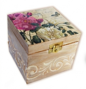 Boîte à épices en bois personnalisée avec couvercle en verre et cuillère, durable, résistante au lave-vaisselle, rangement rustique pour assaisonnements, pour cuisine, bureau et hôtels - Product Image 6