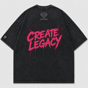 เสื้อยืดโอเวอร์ไซส์ลายกราฟิกสไตล์วินเทจสำหรับผู้ชาย ขายส่ง ตกแต่งด้วยคริสตัล สไตล์ฮิปฮอป สตรีทแวร์ ผ้าคอตตอนหนานุ่ม คอกลม - Product Image 3