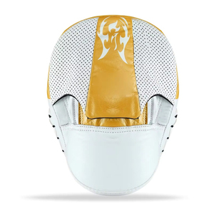 Best Selling Custom Boxing Focus Mitts Genuine Leather Custom Made Punching Target Focus Pads Kick Training Focus Mitts - Product Image 4