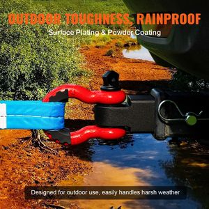 ตัวล็อคพ่วงแบบรับน้ำหนักมาก ขนาด 2 นิ้ว รับน้ำหนักได้ 52900 ปอนด์ พร้อมห่วงรูปตัว D และสลักล็อค สำหรับตัวรับขนาด 5000 ปอนด์ - Product Image 1