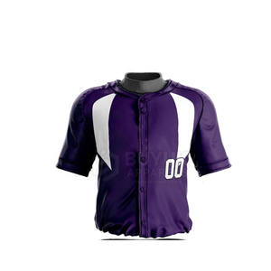Conjunto de Uniforme de Béisbol Sublimado de Alta Calidad, Ropa Deportiva Transpirable de Secado Rápido 100% Poliéster OEM - Product Image 5