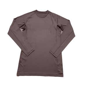 Men's Long Sleeve O-Neck Solid Color <b>T</b>-<b>Shirt</b> Regular Fit Casual Knitted Fabric Quick Dry <b>Green</b> - Product Image 3