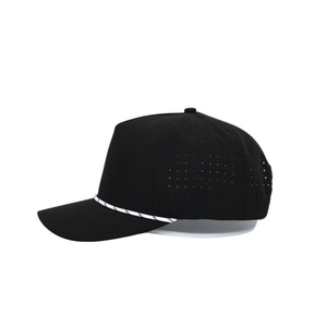 หมวกเบสบอลแบบ Snapback 5 แผง ปีกแบน ผลิตตามสั่ง ขายส่ง ผ้าฝ้าย 100% กันน้ำ ปักลาย ซับลิเมชั่น พิมพ์ลาย สำหรับกอล์ฟ - Product Image 2