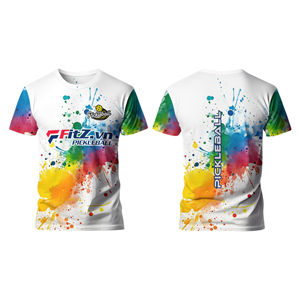 Camiseta Deportiva de Pickleball para Hombre y Mujer, Diseño Transpirable de Secado Rápido, Impresión por Serigrafía - Product Image 4