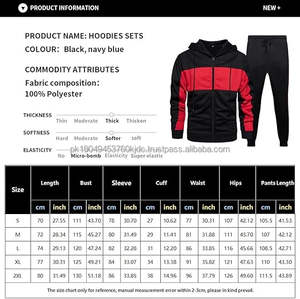 Sudaderas y sudaderas térmicas de algodón para hombre con chándal Atlético Sudadera con capucha inferior Pantalones de chándal para actividades al aire libre - Product Image 6