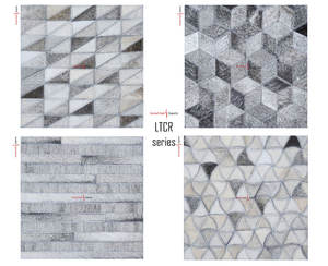 Alfombra de Cuero 100% Genuino de Lujo, Estilo Moderno, Cosida, Antideslizante, de Pelo Corto, Decoración Natural y Elegante para el Hogar - Product Image 6