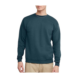 Bulk Supply Men <b>Plain</b> Pullover Premium Cotton Blend Crewneck <b>Sweatshirt</b> for Daily Wear - Product Image 2