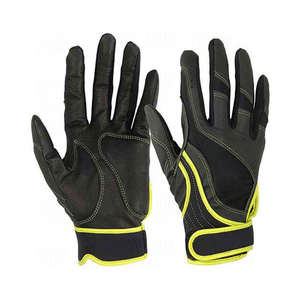 Guantes de Bateo de Béisbol Profesionales de Cuero Antideslizantes, Transpirables, Ligeros, Ambidiestros, Material Duradero, Más Vendidos - Product Image 2