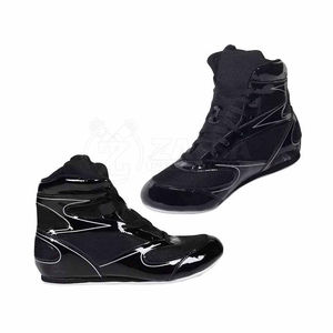 Dernière collection de chaussures de boxe professionnelles, très demandées, couleur unie, en vente, chaussures de boxe de haute qualité avec le meilleur service OEM. - Product Image 6