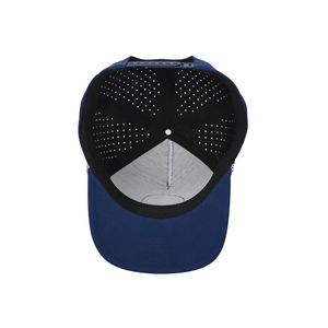Casquette de golf personnalisée imperméable avec logo en caoutchouc, haute qualité, perforations découpées au laser, casquette snapback perforée VN - Product Image 5