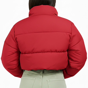 <b>Women</b> Detachable Hood Puffer <b>Jacket</b> Durable Water Resistant Fabric <b>Women</b> High Warmth Insulated Puffer <b>Jacket</b> <b>Lightweight</b> - Product Image 6