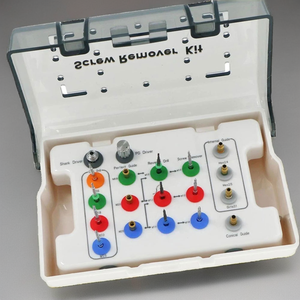 Kit de Herramientas Ergonómicas de Acero Inoxidable para Restauración de Implantes Dentales Dogmatic International, Extractor de Tornillos Rotos, Taladro - Product Image 3
