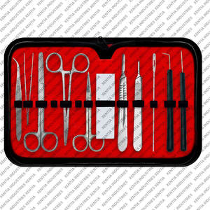 ชุดเครื่องมือผ่าตัดสำหรับนักศึกษาแพทย์ ทำจากเหล็กกล้าไร้สนิม สำหรับขายออนไลน์ - Product Image 1