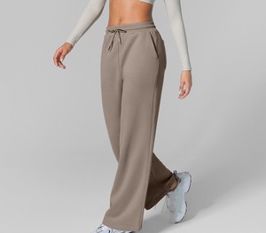 Prix d'usine, pantalons de survêtement pour femmes, pantalons de survêtement en molleton brossé en coton, étiquette privée, livraison rapide - Product Image 6