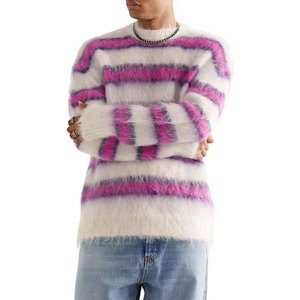 Suéter de Mohair 100% Lana de Primera Calidad, Precio de Fábrica, Color y Logotipo Personalizados, Diseño Transpirable en la Parte Delantera - Product Image 1