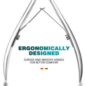 New High Quality Stainless Steel Nail Clipper Curved Wide Jaw Opening for Professional Nail Cuticle Care Soft Controller ANAAIF - Product Image 4