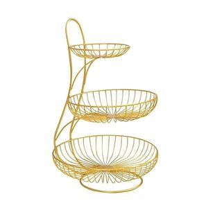 Open <b>Basket</b> Design Metal Fruit <b>Basket</b> For Better Air Flow Fruit Storage And Kitchen Organization Use - Product Image 2