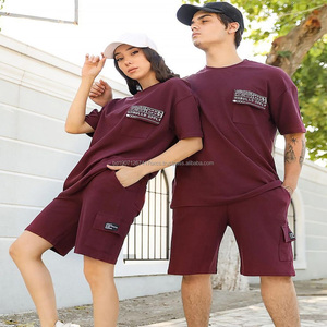 Ensembles de T-shirts et Shorts en Coton Épais de Luxe de Marque de Haute Qualité pour Hommes – Vente en Gros - Product Image 4