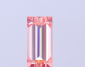 Diamant rose intense fantaisie taille baguette de 0,74 carat, cultivé en laboratoire IGI, clarté VS1, coupe très bonne, pierre précieuse de luxe - Product Image 3