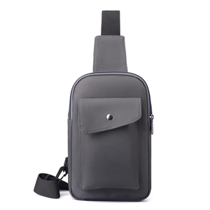 Lightweight Chest Bag With Adjustable <b>Shoulder</b> <b>Strap</b> Multiple Storage Pockets Secure Zipper Closure For Daily Carry Walking - Product Image 3