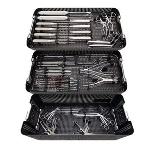 Orthopedic Spinal Lumbar Surgery Stainless Steel Manual Instrument Set with Sterilization <b>Case</b> By Grip Surgical - Product Image 1