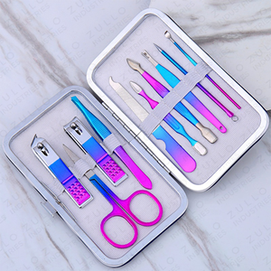 Wholesale Premium Stainless Steel Manicure Pedicure Kit Complete <b>Nail</b> Clipper Set Custom Logo Private Label OEM <b>Tools</b> - Product Image 6