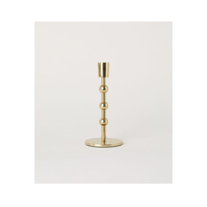 Support de bougie en laiton de luxe, porte-bougie conique en métal doré pour centres de table de mariage et décoration nordique. - Product Image 2