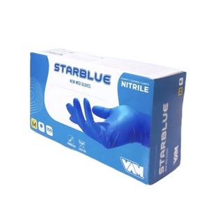 Manufacturer Custom <b>Small</b> Ivory Board Self Erecting 3-Layer Foldable Recycled Material Flexo Printed <b>Boxes</b> for Medical Gloves - Product Image 4