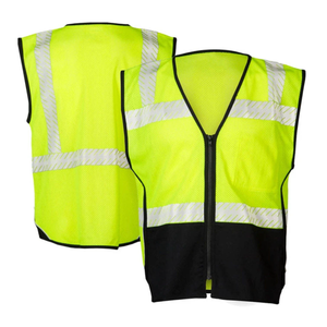 Chaleco de Seguridad de Alta Visibilidad para Hombre, Cinta Reflectante, Transpirable, Ropa de Trabajo Informal para Otoño - Product Image 4