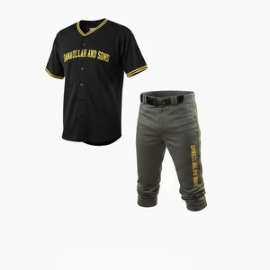 Uniforme de Béisbol Profesional Personalizado, Ropa Deportiva para Hombre y Mujer, Conjunto Completo de Jersey y Pantalones, Suministro al por Mayor - Product Image 2