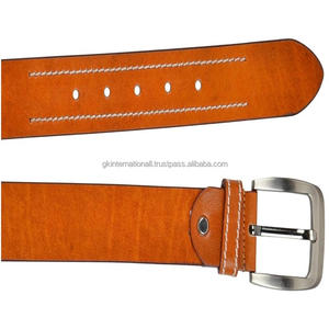Cinturón de cuero para hombres 100% Cuero genuino puro Garantizado Cinturón de diseñador para hombres en Fabricante Mayorista - Product Image 1