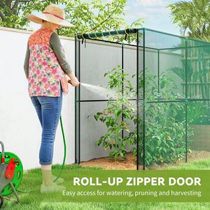 Tenda Protettiva per Piante con Cerniera, Rete da Giardino, Gabbia per Colture di Verdure, Fiori e Frutta, Protezione Verde dagli Animali - Product Image 6