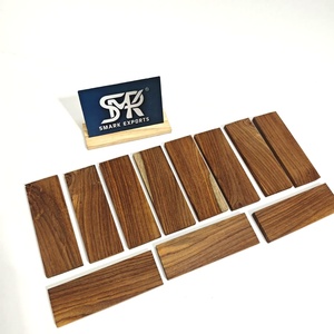 Premium Rosewood Knife Handle Scales Sanded Smooth <b>Sandblasted</b> for Custom Knife Making Craft Handles DIY Projects - Product Image 5