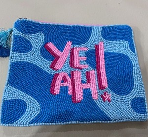 กระเป๋าเครื่องสำอางแบบมีลูกปัด You Are My Sunshine กระเป๋าซิปแฟชั่นสุดฮิต - Product Image 4