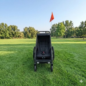 Série KS-200 3 en 1 : remorque/poussette/voiture de jogging pour enfants en alliage d'aluminium avec suspension indépendante pour les aventures en plein air - Product Image 4