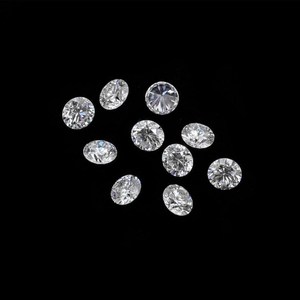 Diamants ronds brillants de taille personnalisée certifiés IGI, cultivés en laboratoire, 5 carats, couleur E, clarté VS1, pour la fabrication de boucles d'oreilles et de bagues - Product Image 1