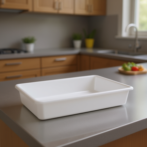 Contenedor de Almacenamiento Rectangular de Plástico Minimalista de 6.2L, Diseño Apilable para Uso en la Cocina, Marca Bandera Hosteleria - Product Image 3