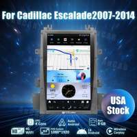 Autoradio GPS Android 13 13,6'' pour Cadillac Escalade 2007-2014, écran Tesla, lecteur multimédia automobile, vidéo