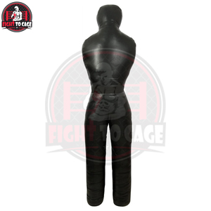 หุ่นดัมมี่สำหรับฝึกศิลปะการต่อสู้ สีดำล้วน คุณภาพพรีเมียม จากผู้ผลิตที่ดีที่สุด รุ่นใหม่ล่าสุด พร้อมโลโก้ของตัวเอง ทนทาน น้ำหนักเบา - Product Image 4
