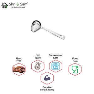 Louche à sauce en acier inoxydable martelé Impressa Outils de dessert de qualité supérieure - Product Image 1