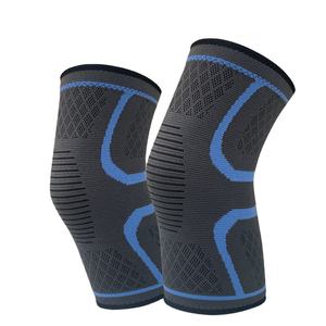 Manchon de genou en néoprène en nylon personnalisé OEM forte compression Sport et haltérophilie équipement de musculation avec logo privé - Product Image 1