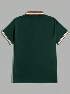 Logotipo Bordado Personalizado al por Mayor para Camiseta Polo 100% Algodón Unisex para Golf, Diseño Liso Estampado para Hombre - Product Image 2
