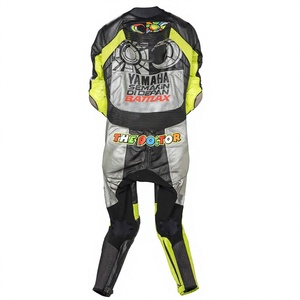 ชุดแข่งรถมอเตอร์ไซค์ Pol Espargaro MotoCP รุ่น Ramaha 1 ชิ้น ทำจากหนังวัว/หนังจิงโจ้ สำหรับขับขี่มอเตอร์ไซค์/จั๊มสูท MotoCp/ชุดสำหรับนักขี่มอเตอร์ไซค์ ระดับ 2 - Product Image 2