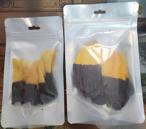 Chocolate Dipped Dried Mango Soft Slices Tropical Snack Chocolate Dipped Mango Vietnam Premium Dried Mango Chocolate <b>Zip</b> <b>Bag</b> 50g - Product Image 5